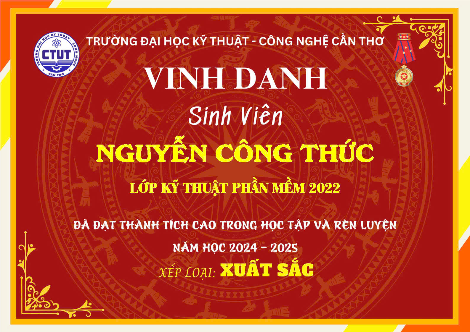 Vinh danh sinh viên xuất sắc